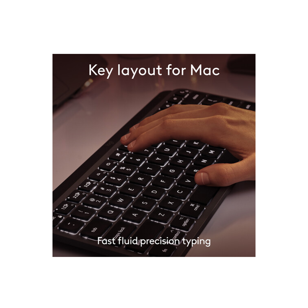 Logitech MX Keys Mini Wireless Keyboard for Mac - Space Gray in Qatar Logitech MX Keys Mini Wireless Keyboard for Mac - Space Gray in Qatar